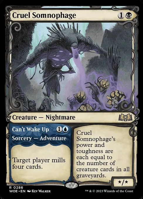 Cruel Somnophage // Can't Wake Up - Foil