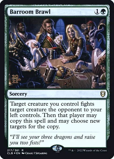 Barroom Brawl - Foil