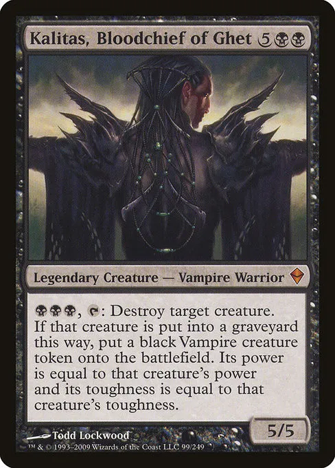 Kalitas, Bloodchief of Ghet - Foil