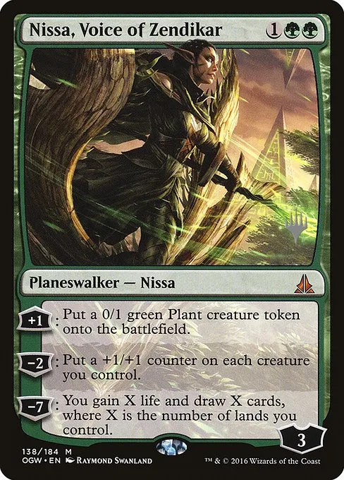 Nissa, Voice of Zendikar - Foil