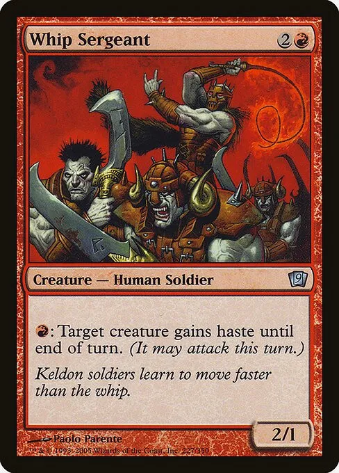 Whip Sergeant - Foil