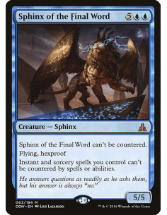 Sphinx of the Final Word