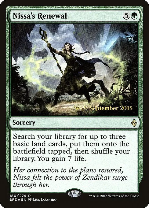 Nissa's Renewal - Foil