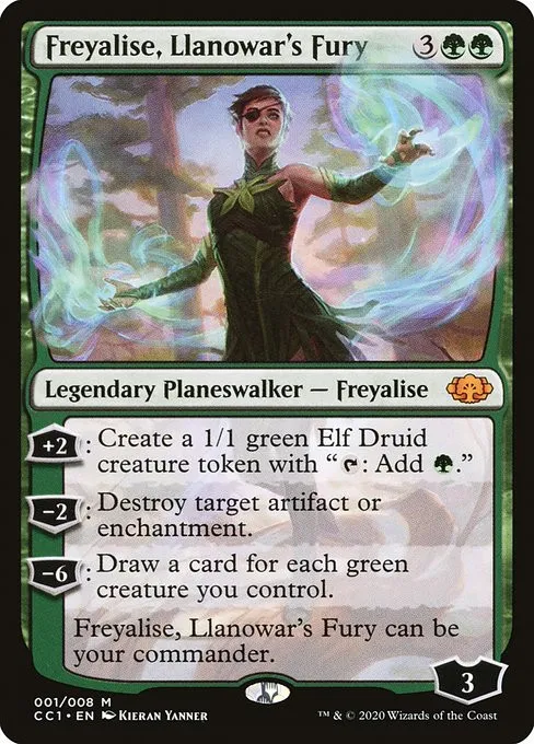 Freyalise, Llanowar's Fury - Foil
