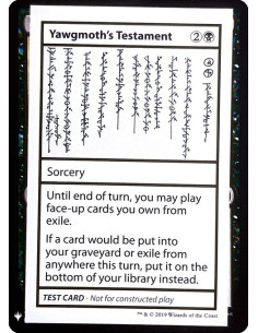 Yawgmoth's Testament