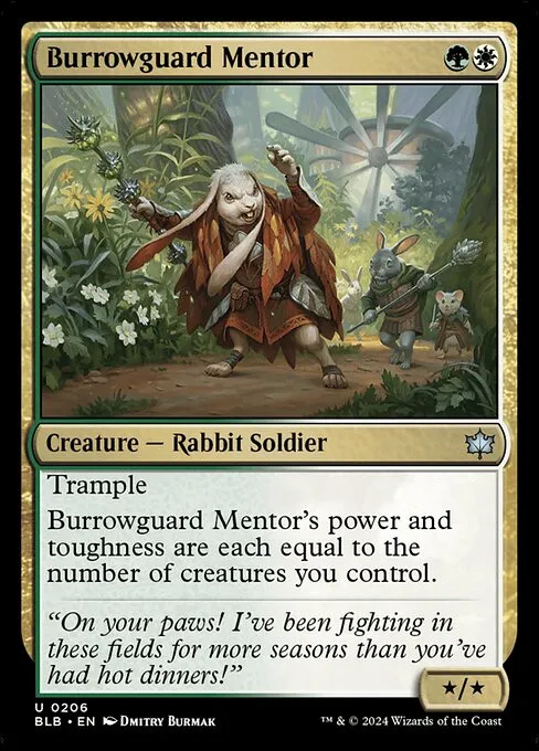 Burrowguard Mentor - Foil