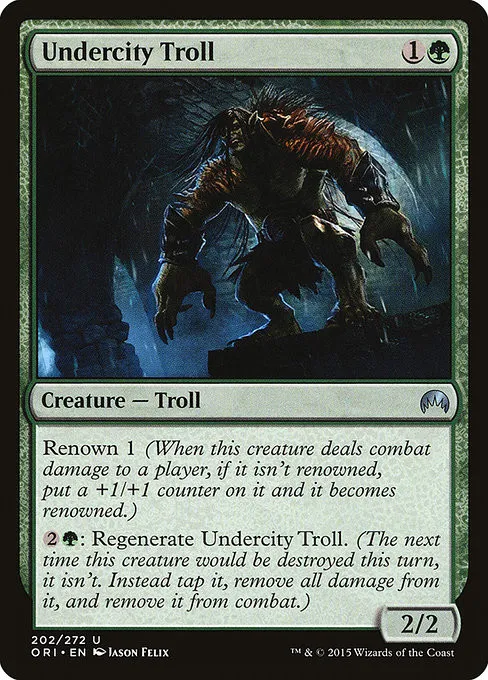 Undercity Troll - Foil