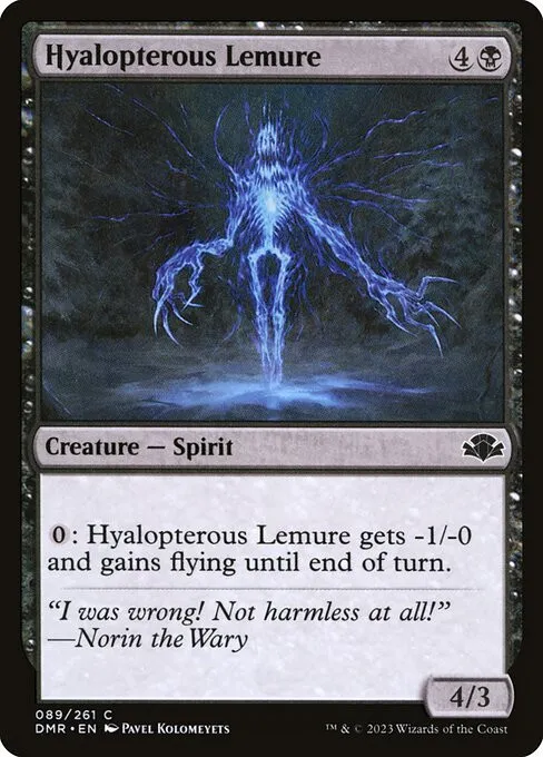 Hyalopterous Lemure - Foil