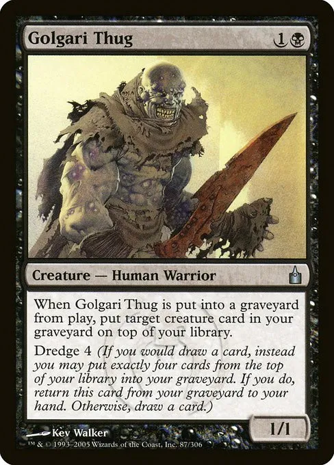 Golgari Thug - Foil
