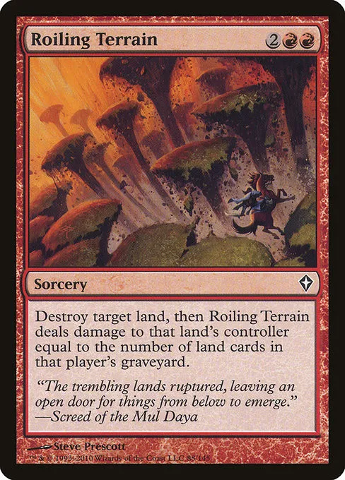 Roiling Terrain - Foil