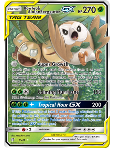 Rowlet & Alolan Exeggutor-GX