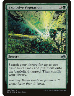 Explosive Vegetation