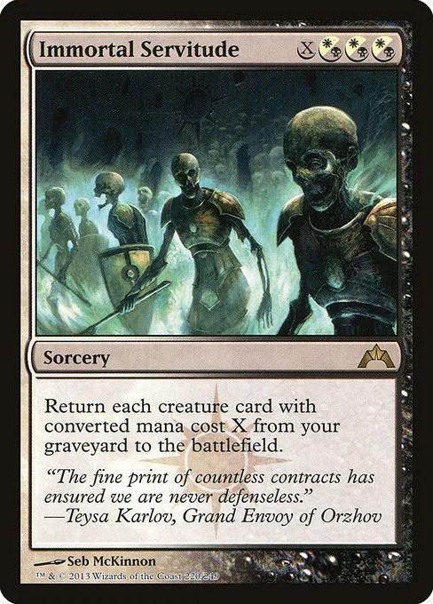 Immortal Servitude - Foil