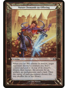 Nature Demands an Offering