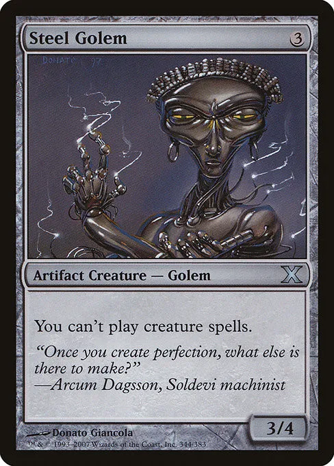 Steel Golem - Foil