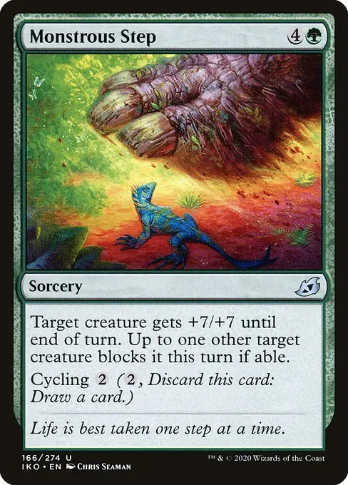 Monstrous Step - Foil
