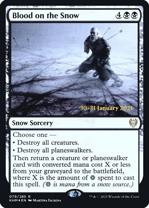 Blood on the Snow - Foil