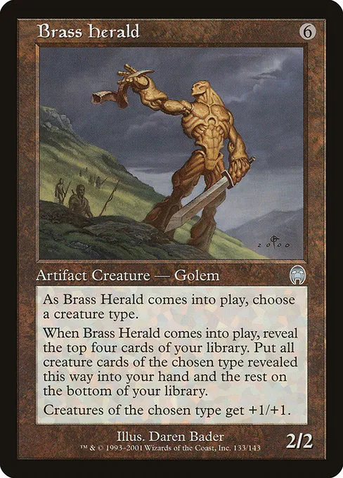 Brass Herald - Foil
