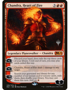 Chandra, Heart of Fire - Foil