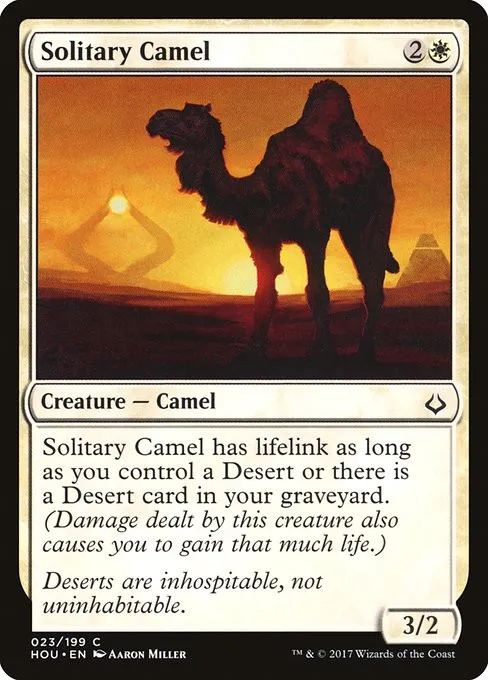 Solitary Camel - Foil