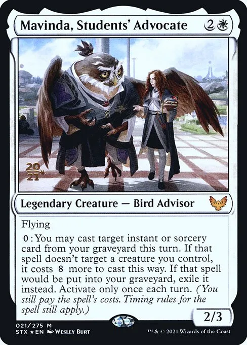 Mavinda, Students' Advocate - Foil
