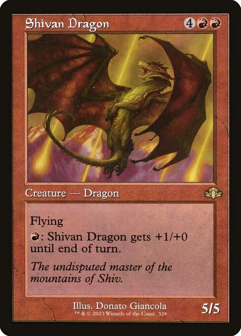 Shivan Dragon - Foil
