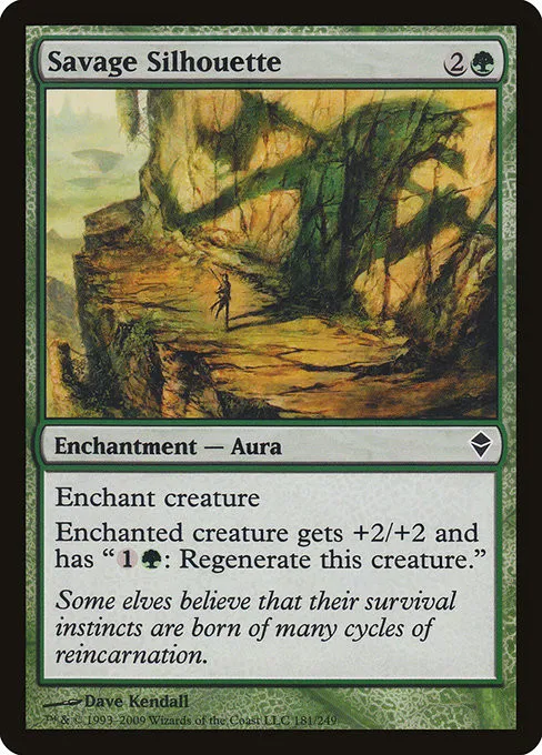 Savage Silhouette - Foil