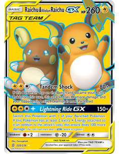 Raichu & Alolan Raichu-GX