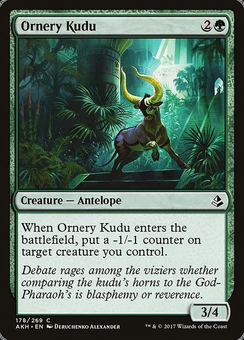 Ornery Kudu - Foil