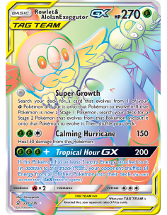 Rowlet & Alolan Exeggutor-GX