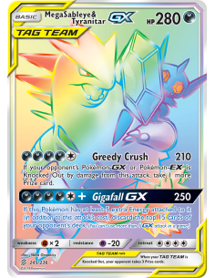 Mega Sableye & Tyranitar-GX