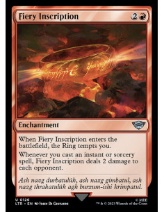 Fiery Inscription