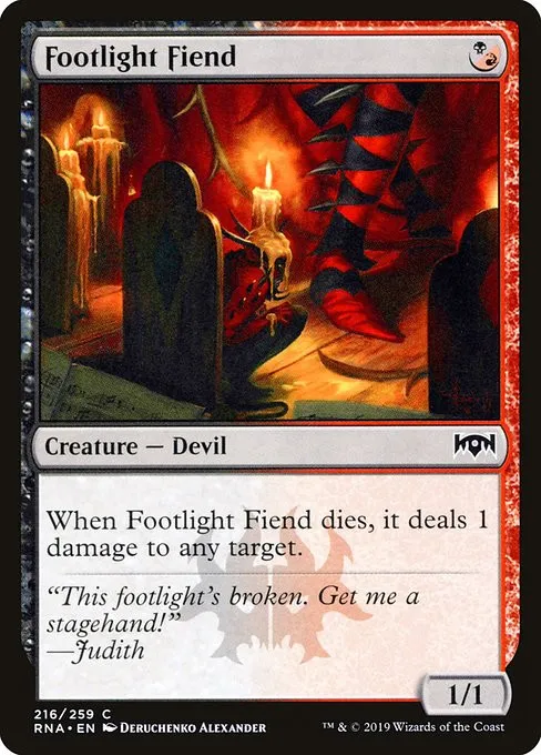 Footlight Fiend - Foil