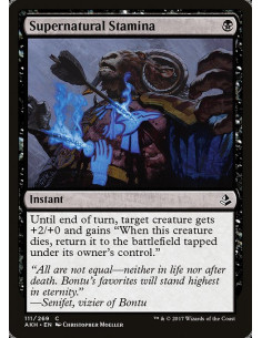 Supernatural Stamina