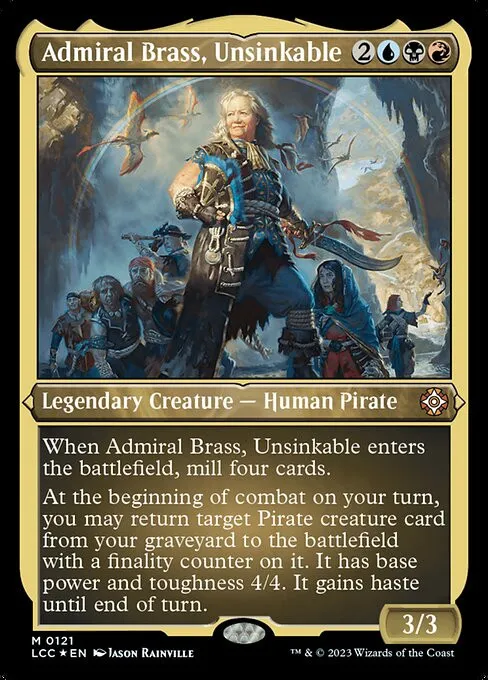 Admiral Brass, Unsinkable - Foil