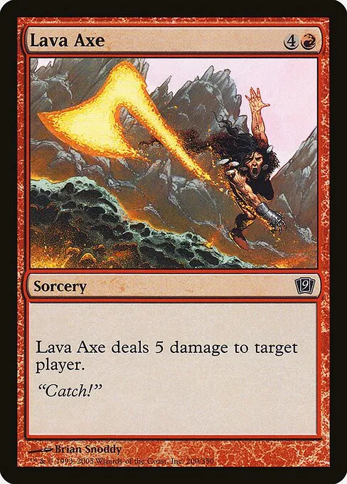 Lava Axe - Foil