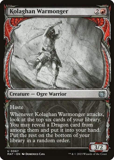 Kolaghan Warmonger - Foil