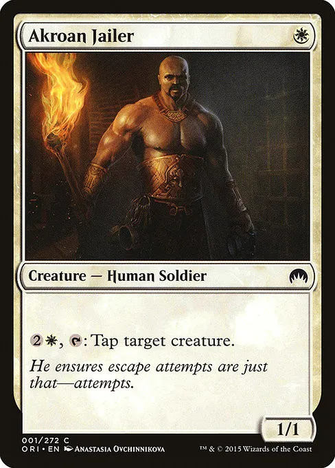 Akroan Jailer - Foil