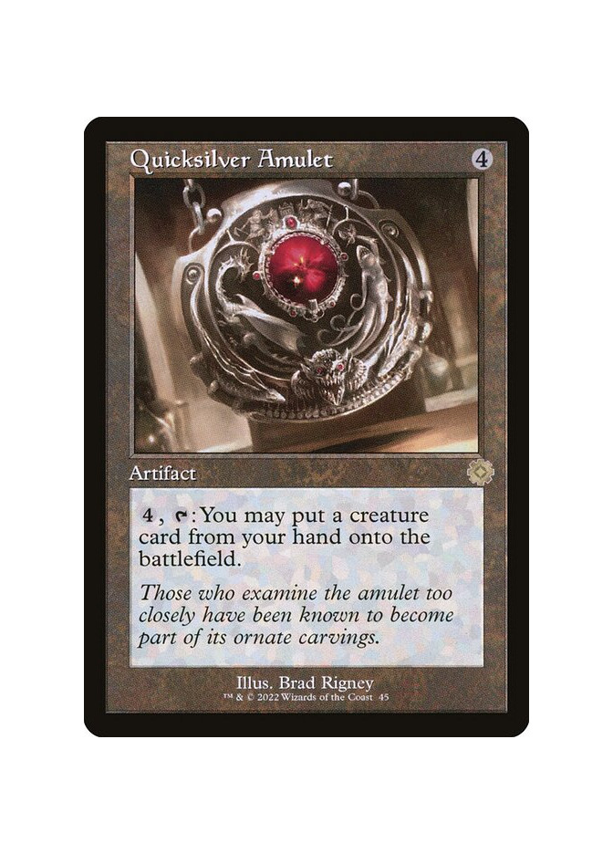 Quicksilver Amulet
