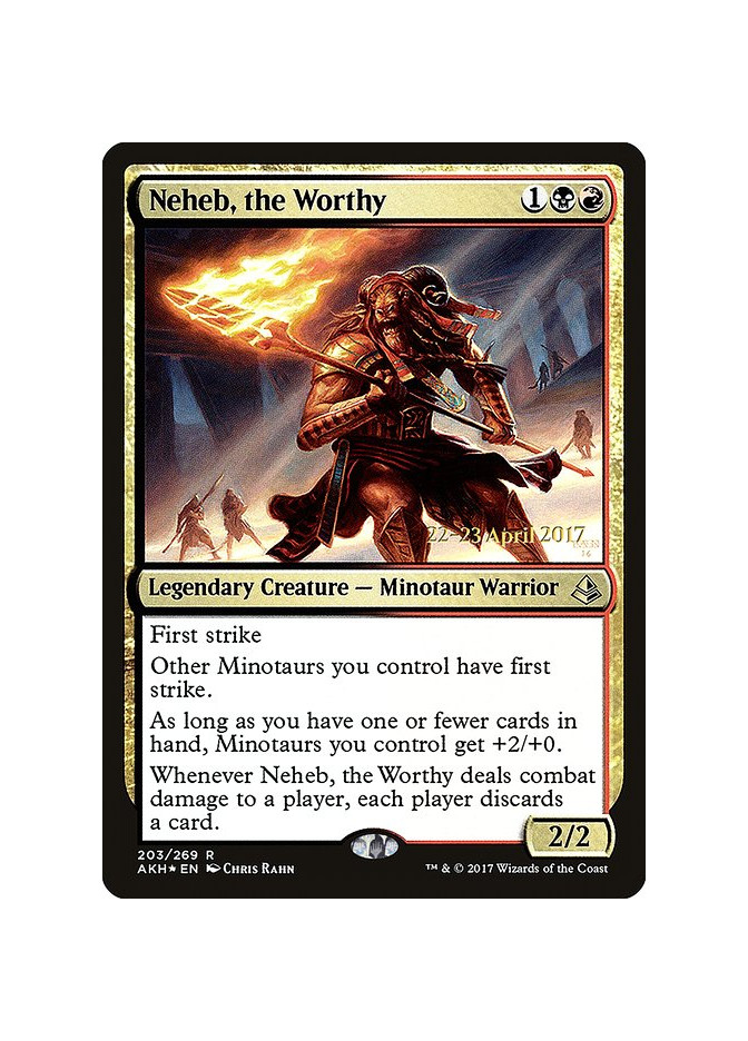 Neheb, the Worthy - Foil