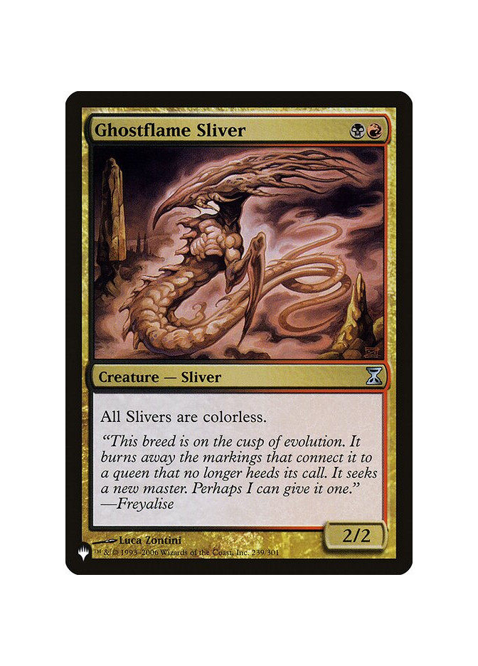 Ghostflame Sliver