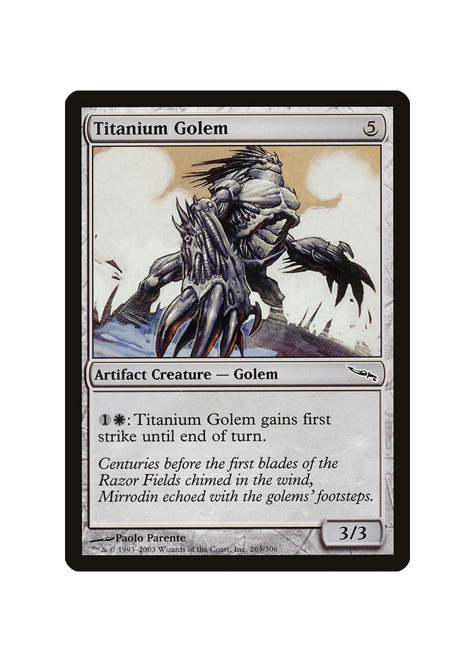 Titanium Golem - Foil