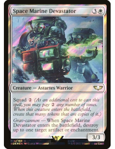 Space Marine Devastator - Foil