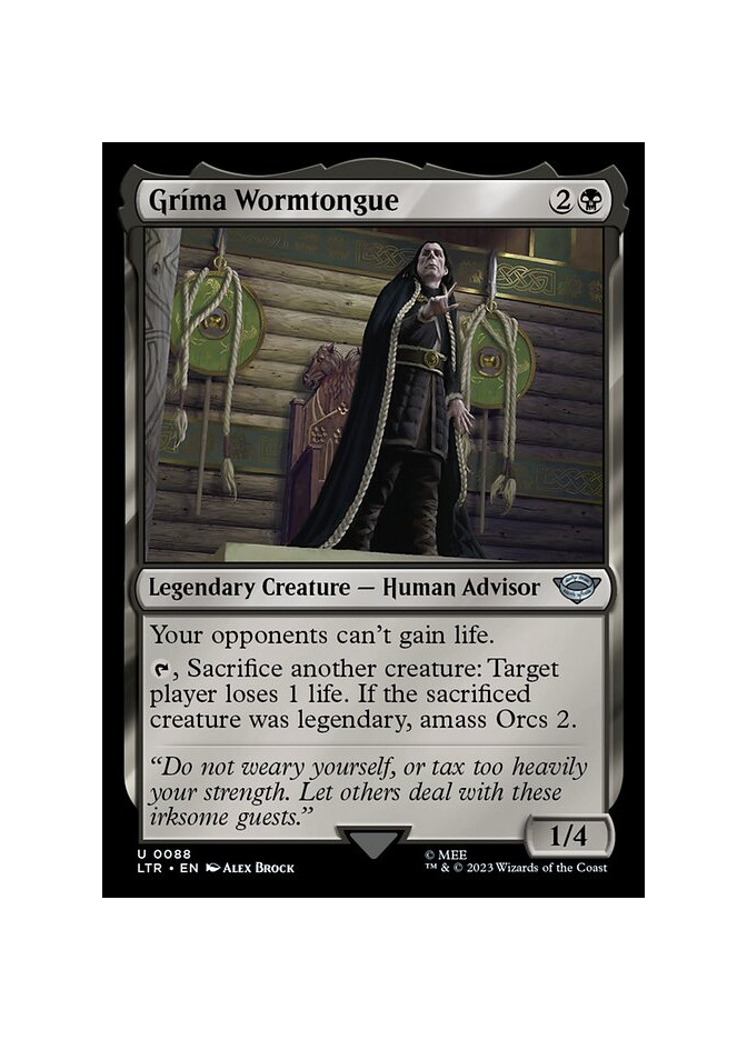 Gríma Wormtongue - Foil