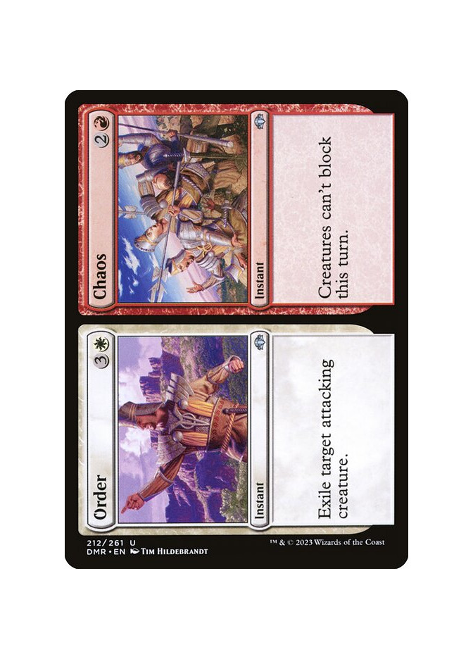 Order // Chaos - Foil