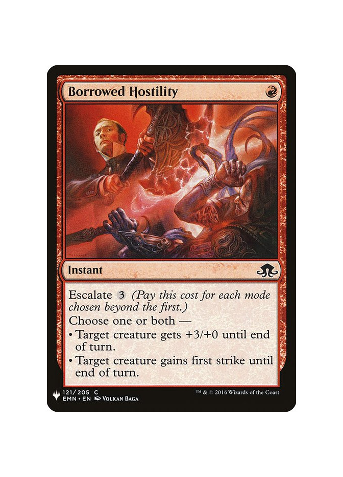 Borrowed Hostility
