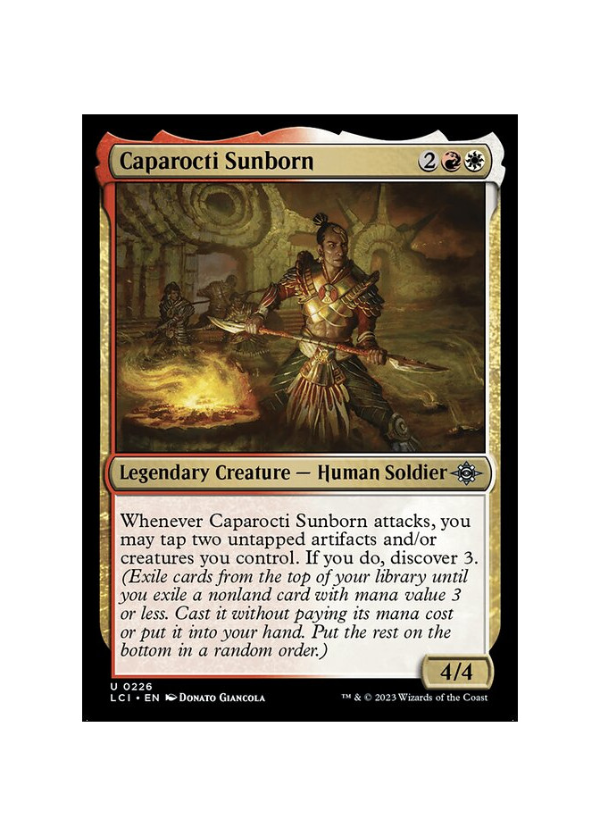 Caparocti Sunborn - Foil