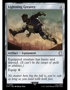 Lightning Greaves - Foil