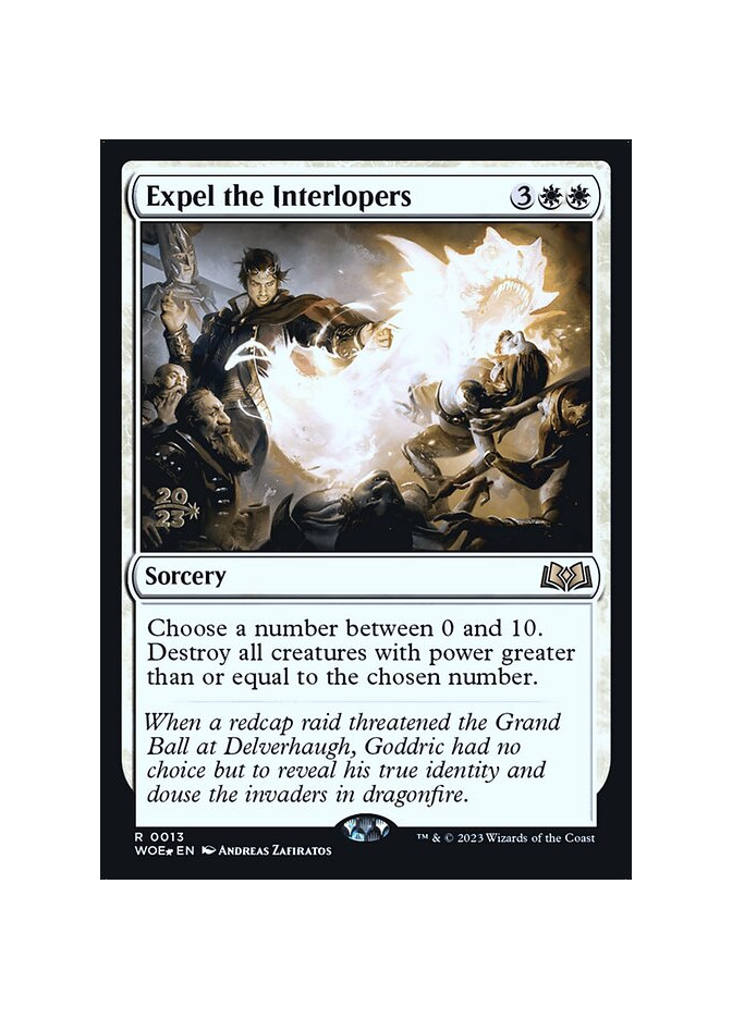 Expel the Interlopers - Foil