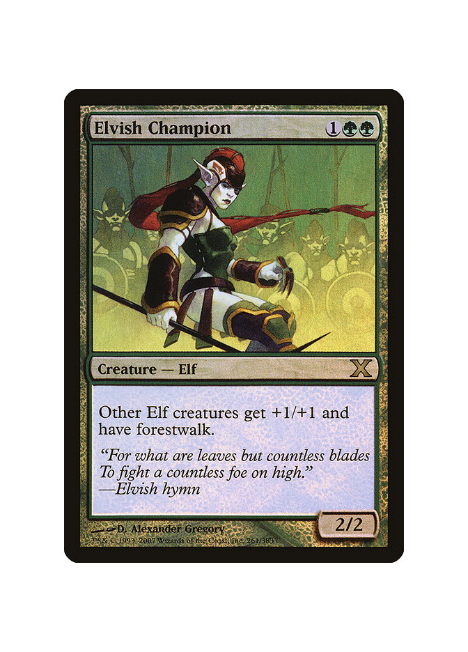 Elvish Champion - Foil